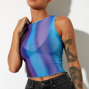 Bita crop top in solarized
